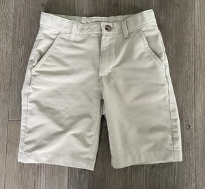 Wonder Nation Boys Quick Dry Flat Front Khaki Shorts Size 7 - Picture 1 of 9