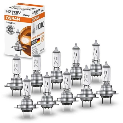 10x OSRAM HALOGEN-LAMPE H7 SET ORIGINAL LINE BIRNE AUTOLAMPE LICHT LAMPE - Bild 1 von 4