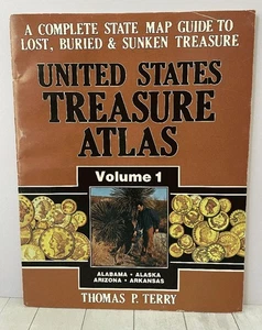 United States Treasure Atlas Vol 1, Treasure Hunt, Metal Detecting PBK - Picture 1 of 7
