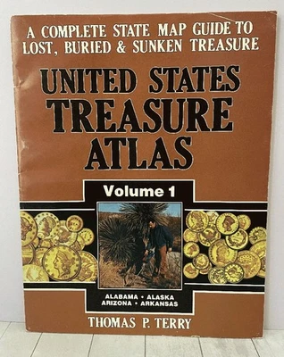 United States Treasure Atlas Vol 1, Treasure Hunt, Metal Detecting PBK - Image 1 of 4