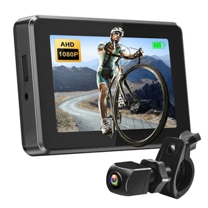 Bike Rear View Mirror,1080P AHD Bicycle Rear View Camera with 4.3''Screen,360... - Picture 1 of 8