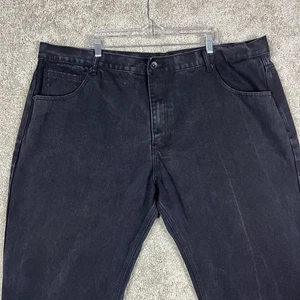 Southpole Jeans Mens 50x32 Black Denim Straight Leg Cotton Classic Fit Pants - Picture 1 of 11