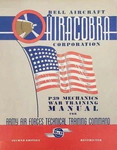 Bell Aircraft Corp P-39 Airacobra Mechanics War Training Manual WW II - Bild 1 von 7