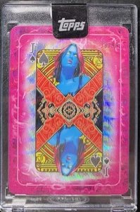 2025 Topps Marvel Mint Mystique S-J Gambit's Deck /99 Encased Playing Card SPM - Picture 1 of 2