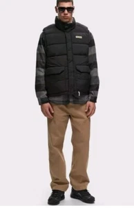 Columbia Wallowa Heritage Reversible Puffer Vest Mens Med Black NWT - Picture 1 of 23