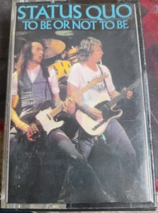 status quo to be or not to be 1980 cassette tape vintage collectable bd - Picture 1 of 5
