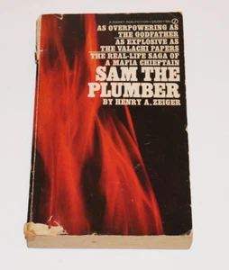 SAM THE PLUMBER BY HENRY A. ZEIGER (1970) *1ST PRINTING* MAFIA PAPERBACK - Picture 1 of 3