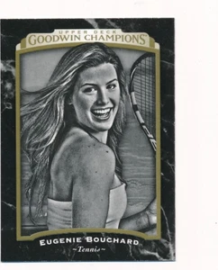 2017 GOODWIN CHAMPIONS BLACK EUGENIE BOUCHARD #132 - Picture 1 of 1