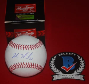 MICHAEL BRANTLEY Houston Astros autographed signed MLB Baseball BECKETT WW96035 - Picture 1 of 3