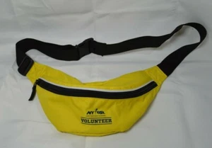 New Balance Buckle Flap Bag Fanny Pack Yellow NYRR Volunteer - Picture 1 of 6