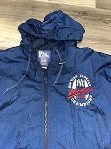 New York Yankees 1998 World Series Champions Windbreaker Jacket Men’s XL Vintage - Picture 1 of 2