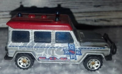 1984 Matchbox 1:61 Silver Mercedes-Benz 280 GE Unit S.O.S. Patrol Truck  - Image 1 of 4