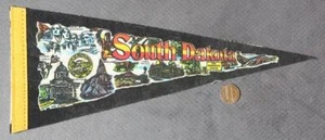 1970s Era Badlands South Dakota pennant Mt. Rushmore Corn Palace Pheasant COOL-- - Picture 1 of 1