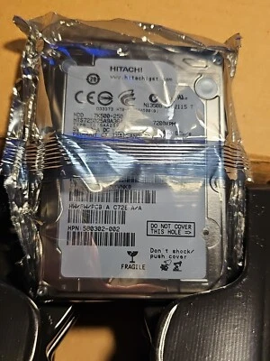 HITACHI 250GB Hard Disk Drive HDD HTS725025A9A364 7200RPM SATA 2.5 7K500-250 (OK - Image 1 of 4