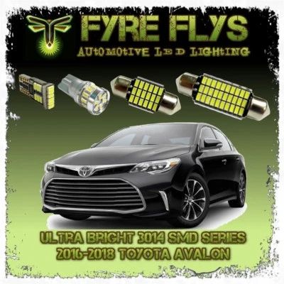 Kit paquete 13 luces interiores LED blancas para Toyota Avalon serie 3014 2016-2018 Foto 1 de 4