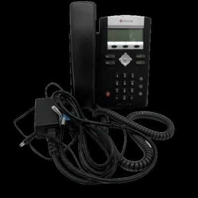 Polycom Soundpoint IP 331 VoIP SIP 2-Line Business Desk Phone #X470 - Image 1 of 4