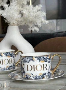 Christian Dior dishes porcelain coffee set tea set - Picture 1 of 4