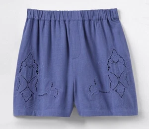 NUEVOS Pantalones Cortos Para Mujer MATILDA JANE Bowman Playa Azul Tejidos Talla Mediana - Imagen 1 de 2