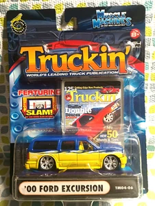 MUSCLE MACHINES TRUCKIN 00 FORD EXCURSION PRE-OWNED - Picture 1 of 8