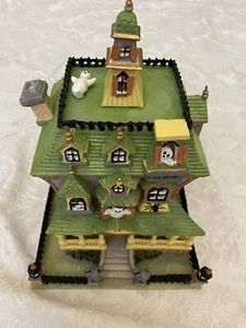LENOX Spettrale Casa Maniero Illumina Halloween Fantasmi Infestati 8,75" 853345 NO SCATOLA - Foto 1 di 12