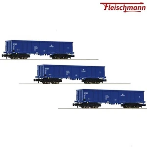 Fleischmann 828342 N 1:160 Cantidad 3x Góndolas Eaos Polaco PKP Carga VI EN CAJA NUEVO - Imagen 1 de 4