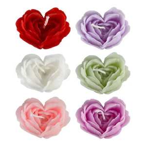 1Pc Valentine's Day Scented Candle Valentine Candle Aromatherapy Roses Shape - Picture 1 of 16