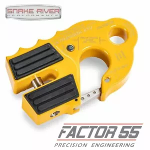 Montaje de grillete de cabrestante cerrado Factor 55 amarillo UltraHook XTV carga 16K libras 00275-03 - Imagen 1 de 6