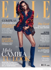 ELLE Magazine Spain September 2014 IZABEL GOULART Jovovich KAROLINA KURKOVA - Picture 1 of 1