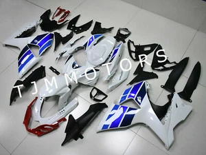 Kit de carenado de carrocería molde de inyección ABS blanco perla azul para GSXR1000 2009-2016 - Imagen 1 de 9