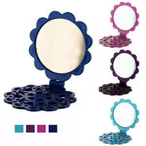 1 Pc Compact Pocket Handbag Mirror Makeup Cosmetic Travel Purse Folding Portable - Picture 1 of 1