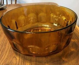 AROCROC France Amber Colored 9" by 4" Serving Bowl - Picture 1 of 3