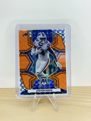 2022 Panini Mosaic - Reactive Orange Mosaic Prizm #21 Stefon Diggs - Image 1 of 2