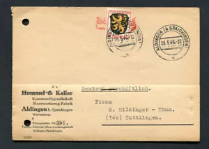 Germany - AMG - French Zone : Scarce card from 1946 - used - Picture 1 of 2