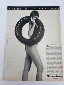 Clipping Ritaglio Pubblicità Advertising 1987 Firestone Fieri - Picture 1 of 1