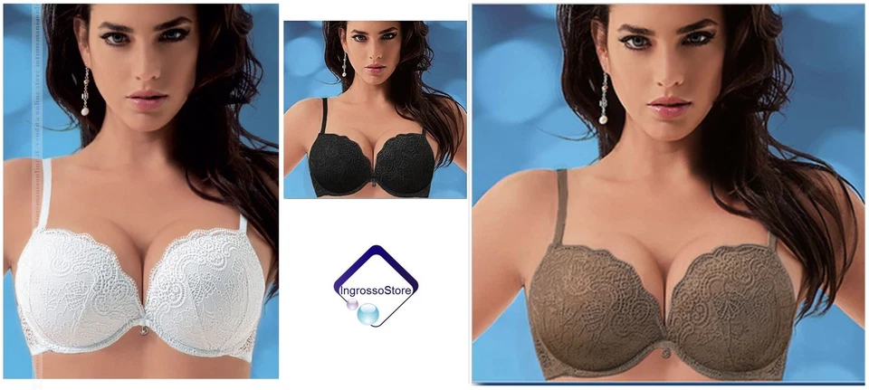 REGGISENO LORMAR DOUBLE PIZZO SUPER PUSH UP IMBOTTITO ARIA GEL 2 TAGLIE IN PIU' - Immagine 1 di 1