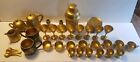 Vintage made in Japan Gold Laquerware Bar/Coffee/Tea/Cocktail 44 pc set