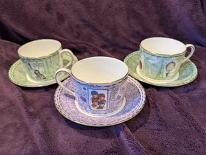 Wedgwood Millennium Collection - Selection of 3 Cups and Saucers - VGC - Picture 1 of 22