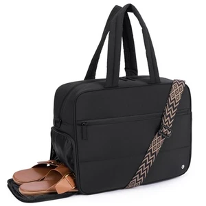 Weekender Travel Bag for Women Puffer Tote Bag Carry On Duffle Overnight Bags... - Picture 1 of 7