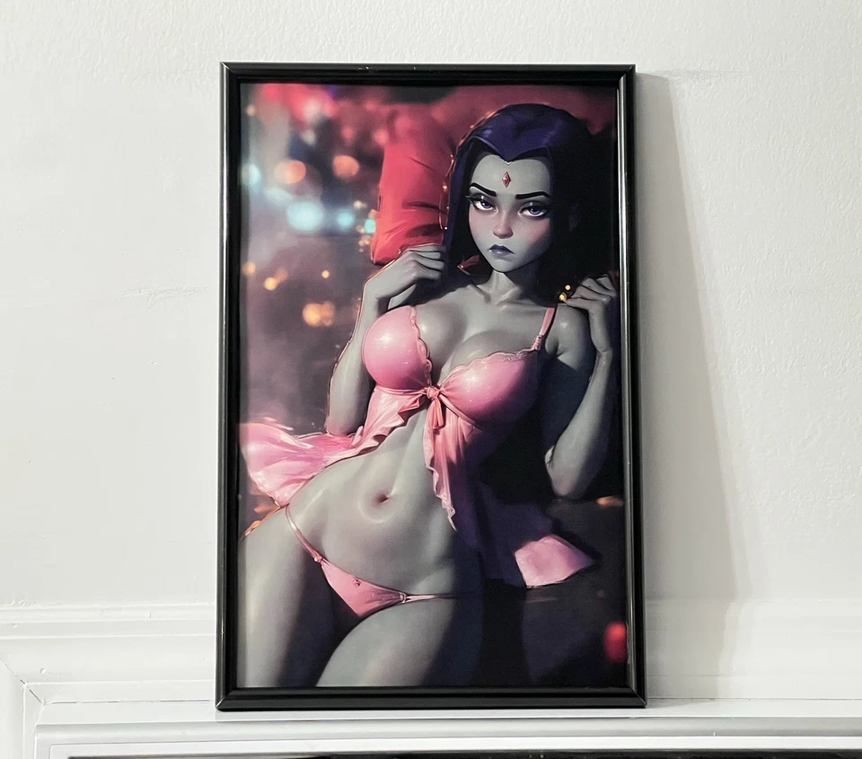 Teen Titans Raven Art Poster - image 1 of 1