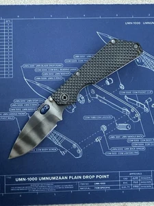 Strider SNG Tiger Striped Magnacut Blade Black G10 Scale User - Picture 1 of 10