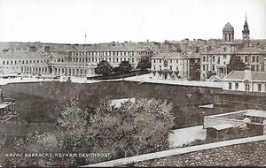 Devonport, Devon - Naval Barracks, Keyham - postcard by WBP c.1910s - Picture 1 of 2