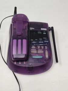 Vtech VT9151 Schnurloses Telefon 900 MHz Translucent Atomic Clear Purple Y2K 90er Vintage - Bild 1 von 6