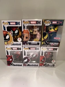 Funko Pop 6 Stück Carnage, Venom, Eddie Brock, Hot Topic und Target Exclusive - Bild 1 von 4