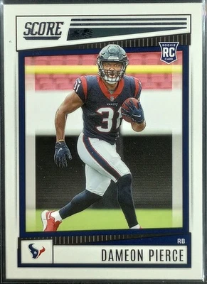 2022 Score Dameon Pierce Rookie #345 RC - Image 1 of 3