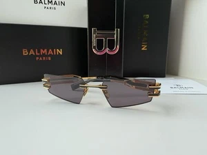Balmain Fixe BPS-123A-54mm GLD-BLK Gold Schwarz Randlose Sonnenbrille AUTHENTISCH - Bild 1 von 12