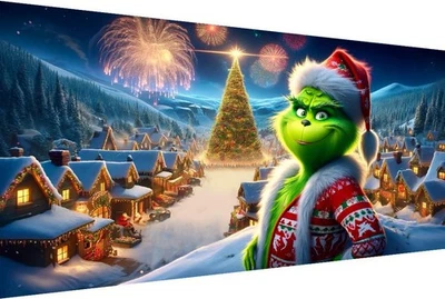 Kits de arte de diamantes de Navidad para adultos, kits de pintura de diamantes de gran tamaño completo Foto 1 de 4