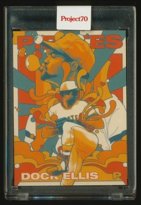 Topps PROJECT 70 DOCK ELLIS by Matt Taylor card 408 IN-HAND! - Image 1 of 2