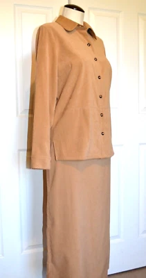 Talbots Petites Falda Elástica Para Mujer Traje Top Talla Pequeña Falda Midi Talla 4 Foto 1 de 4