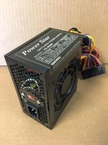 Brand NEW--Power Star Black 650w-Max MICRO ATX Power Supply 20+4pin, SATA & PCIe - Picture 1 of 1