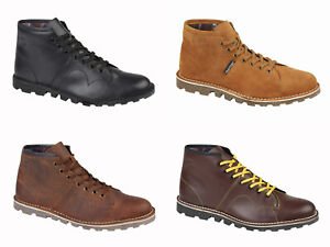 Leather Monkey Boots by Grafters Black or Brown Sizes 3 to 12